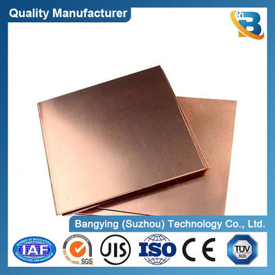 Customized 6mm Thickness C38000 C27000 Engraving Brass Plate for Red Copper Engraving