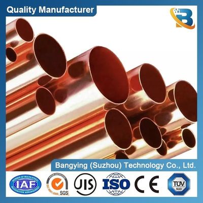 Refrigeration Copper Tube Coil for Air Conditioner Round Wall Thickness 0.3mm-20mm