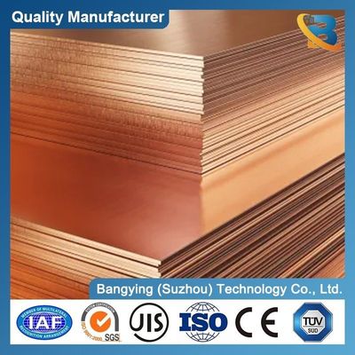 8.9 Density Copper Sheets Plate/Sheet for Red Cooper Sheet/Plate C12200 Copper 99.90%