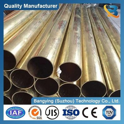 Copper Brass Pipes Round Pipe Dia 6.35-44.45mm C37100 C36000 C46400 H59 H62 C2720 C2680