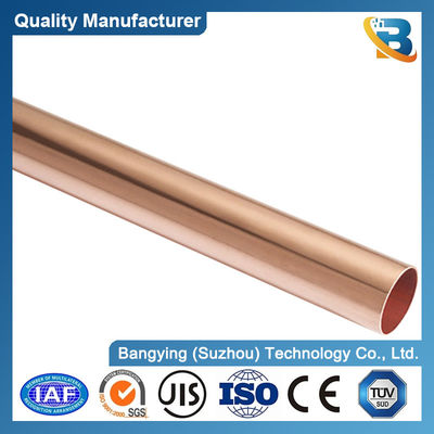 ASTM C11000 Copper Tube Brass Copper Pipe Product Straight with Alloy Alloy Material