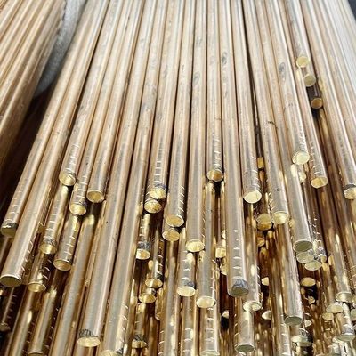 6mm 8mm 10mm Diameter Copper Round Bar Brass Bar ASTM C27400 Cuzn37 C11000 Copper Bar