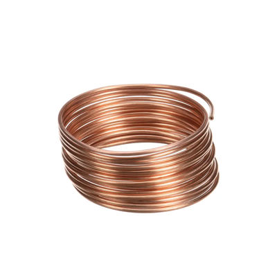 C11000 C12000 C12200 Pancake Red Copper Tube Pipes For Air Conditioner